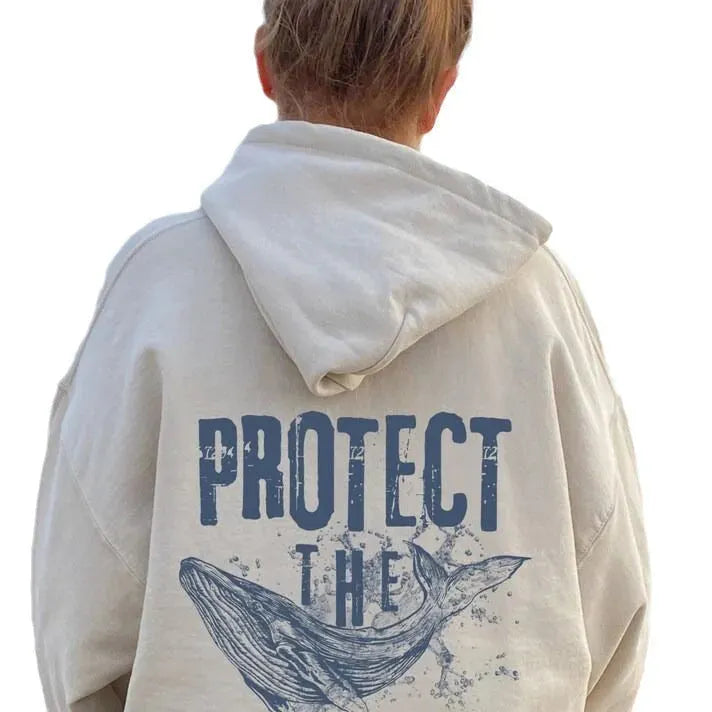 Damen Hoodie Protect the Locals Wale - Bellarte Enchanté Damen Hoodie Protect the Locals Wale